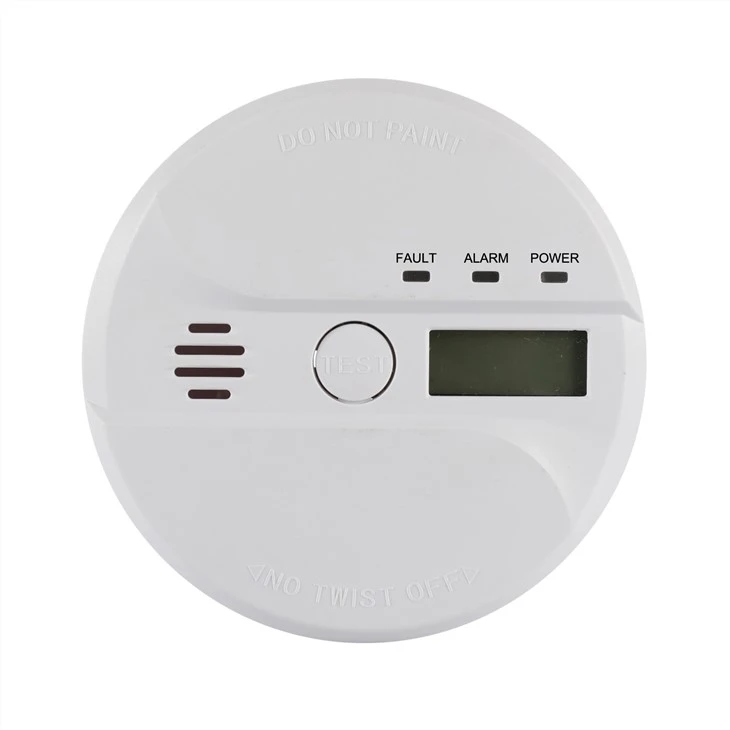 2*1.5V AA Battery CO Alarm